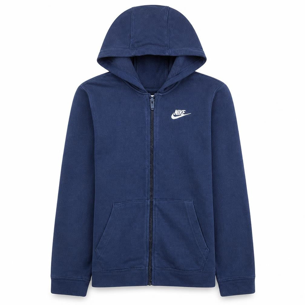 Boys UK Size L Nike Blue Full Zip Hoodie