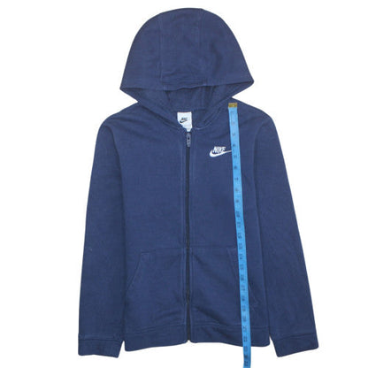 Boys UK Size L Nike Blue Full Zip Hoodie