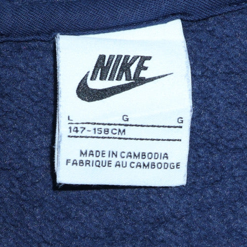 Boys UK Size L Nike Blue Full Zip Hoodie