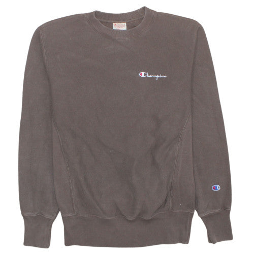 Mens UK Size S Champion Brown Pullover Sweatshirt