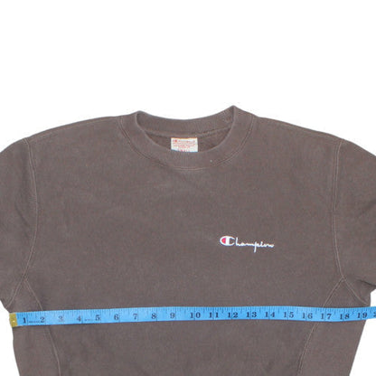 Mens UK Size S Champion Brown Pullover Sweatshirt