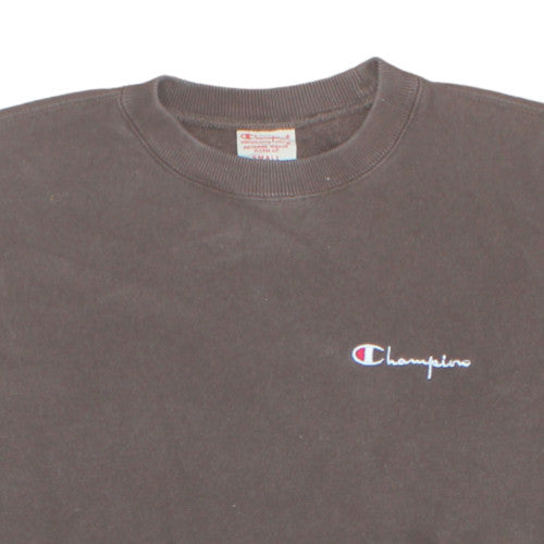 Mens UK Size S Champion Brown Pullover Sweatshirt