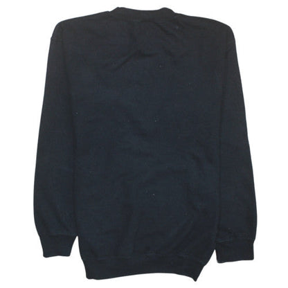 Mens UK Size L Gildan Black Pullover Sweatshirt