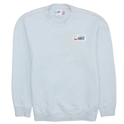 Womens UK Size L Nike White Pullover Sweatshirt