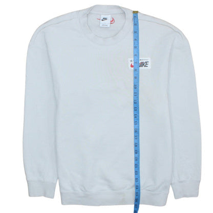 Womens UK Size L Nike White Pullover Sweatshirt