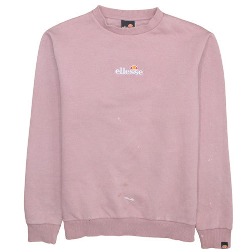 Womens UK Size 12 ellesse Pink Pullover Sweatshirt