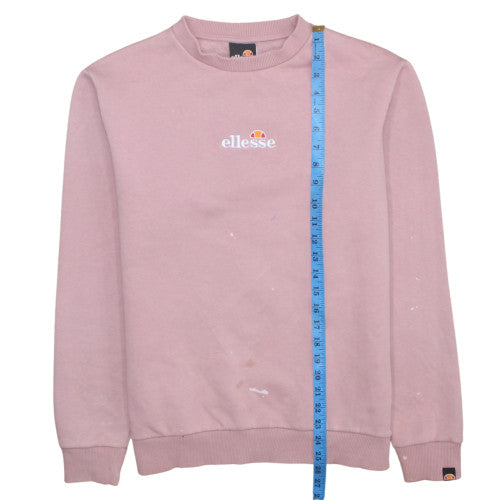 Womens UK Size 12 ellesse Pink Pullover Sweatshirt