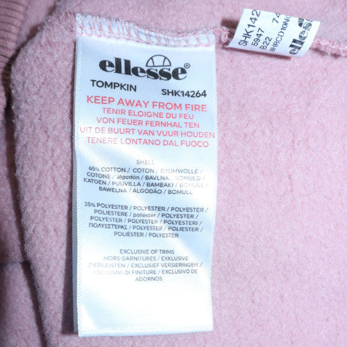 Womens UK Size 12 ellesse Pink Pullover Sweatshirt