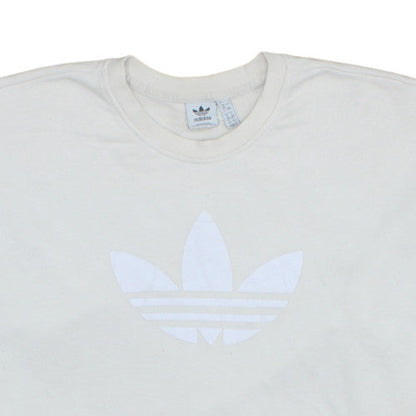 Womens UK Size 20 adidas White Pullover Sweatshirt