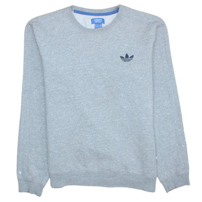Mens UK Size M adidas Grey Pullover Sweatshirt