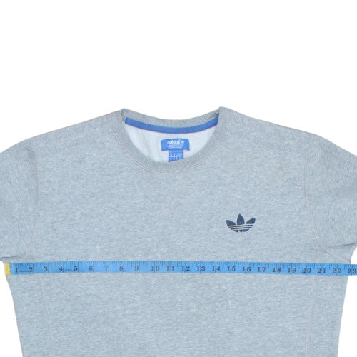 Mens UK Size M adidas Grey Pullover Sweatshirt