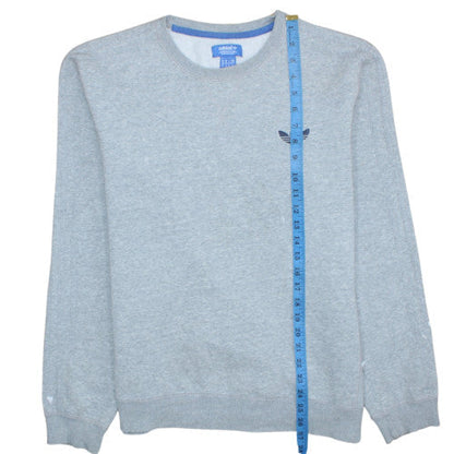 Mens UK Size M adidas Grey Pullover Sweatshirt