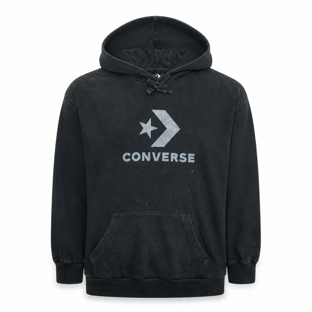 Mens UK Size XS Converse Black Pullover Hoodie