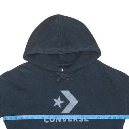 Mens UK Size XS Converse Black Pullover Hoodie