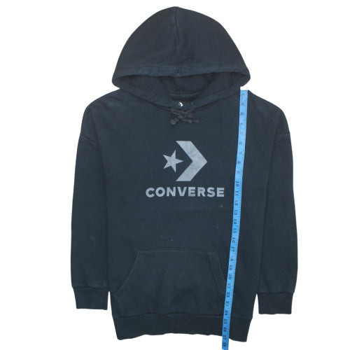 Mens UK Size XS Converse Black Pullover Hoodie