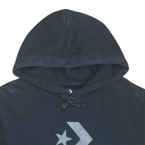 Mens UK Size XS Converse Black Pullover Hoodie