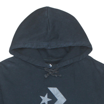 Mens UK Size XS Converse Black Pullover Hoodie
