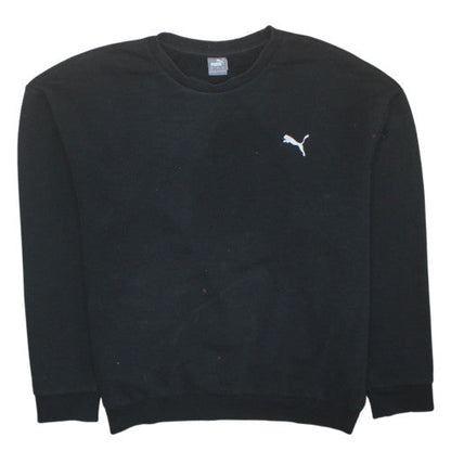 Womens UK Size L PUMA Black Pullover Sweatshirt