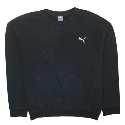 Womens UK Size L PUMA Black Pullover Sweatshirt