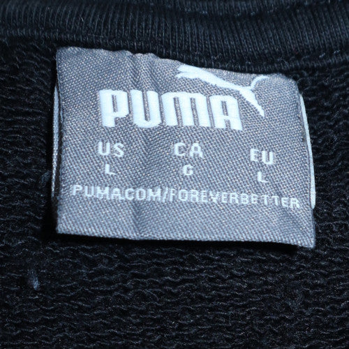 Womens UK Size L PUMA Black Pullover Sweatshirt