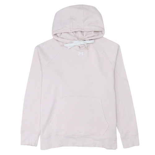 Womens UK Size L Under armour Pink Pullover Hoodie