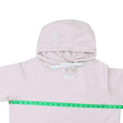 Womens UK Size L Under armour Pink Pullover Hoodie