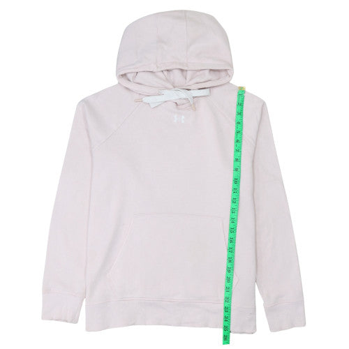 Womens UK Size L Under armour Pink Pullover Hoodie