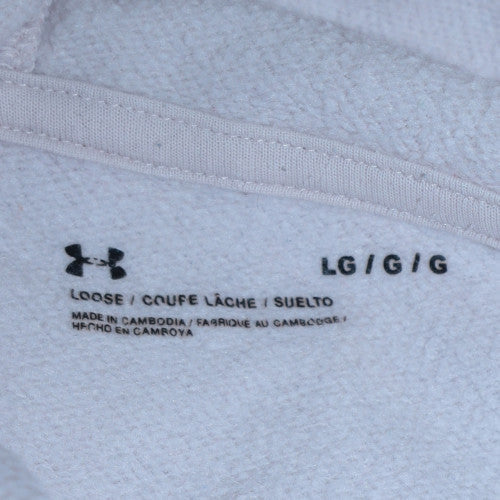 Womens UK Size L Under armour Pink Pullover Hoodie