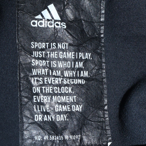 Boys UK Size 11-12 Years adidas Black Full Zip Hoodie