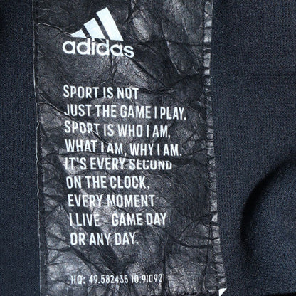 Boys UK Size 11-12 Years adidas Black Full Zip Hoodie