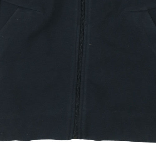Boys UK Size 11-12 Years adidas Black Full Zip Hoodie