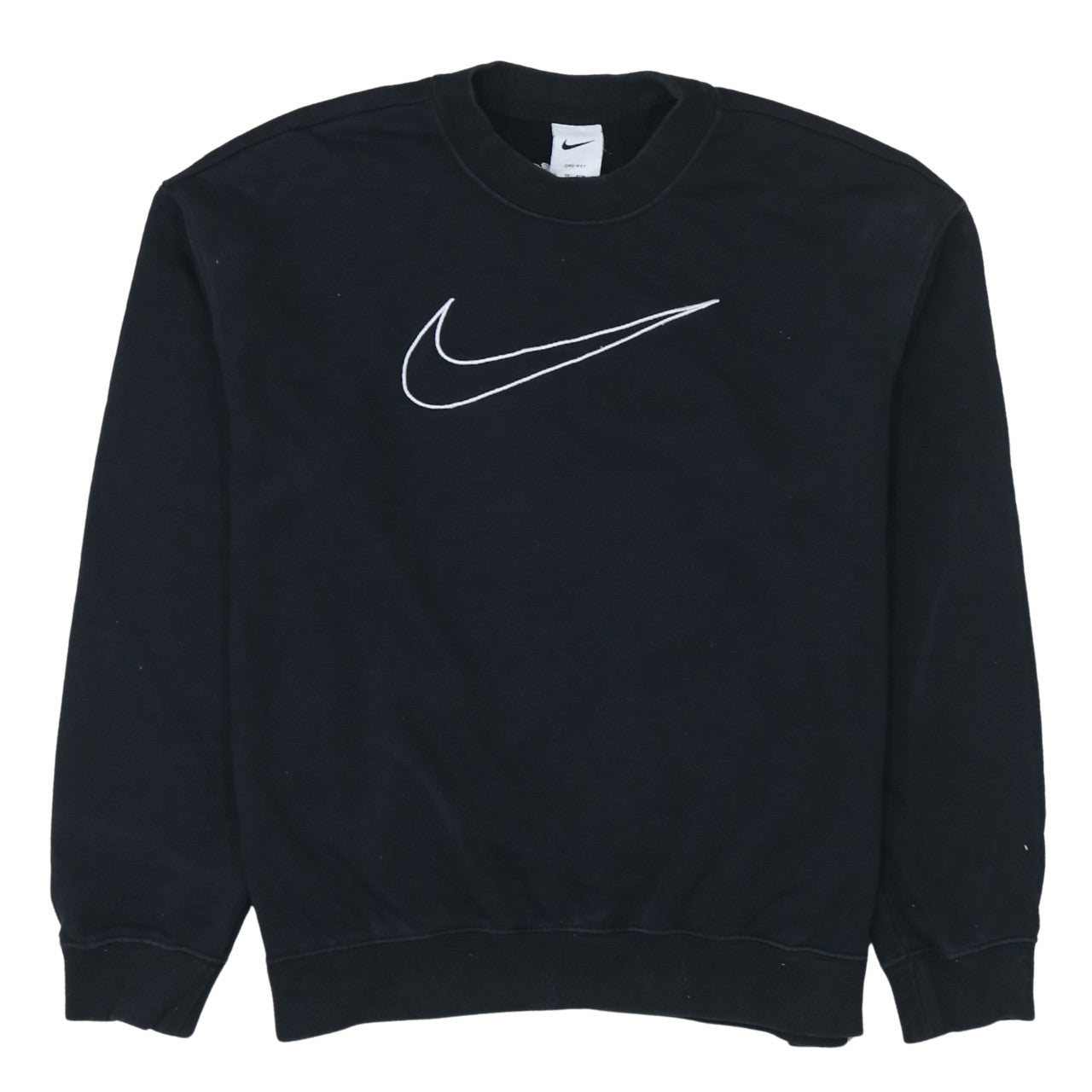 Womens UK Size S Nike Black Pullover Sweatshirt