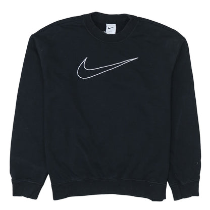 Womens UK Size S Nike Black Pullover Sweatshirt