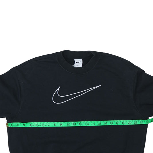 Womens UK Size S Nike Black Pullover Sweatshirt