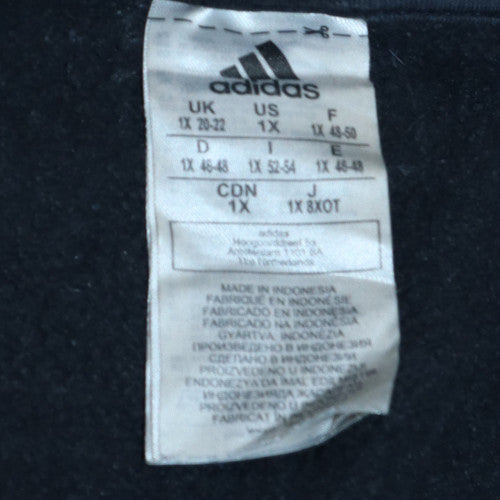 Mens UK Size 1X adidas Black Pullover Sweatshirt