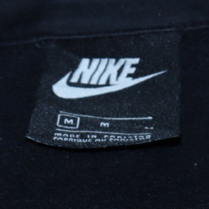 Mens UK Size M Nike Black Henley Sweatshirt