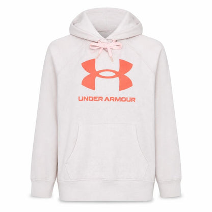 Womens UK Size L Under armour Beige Pullover Hoodie