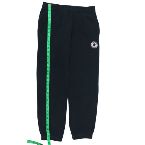 Mens UK Size S Converse Regular Fit Sweatpants Black Trousers