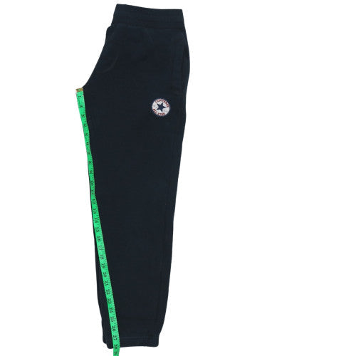 Mens UK Size S Converse Regular Fit Sweatpants Black Trousers