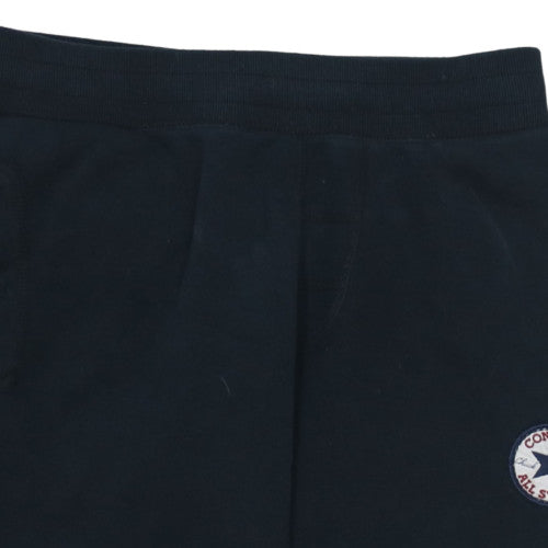 Mens UK Size S Converse Regular Fit Sweatpants Black Trousers