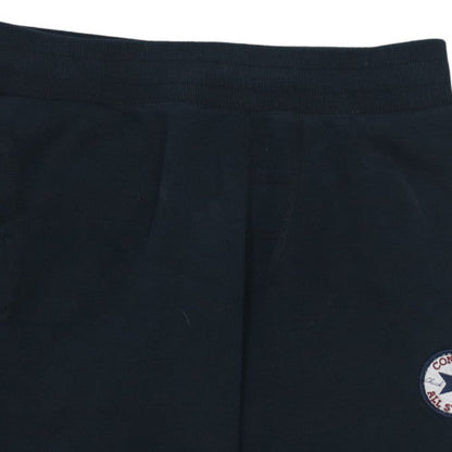 Mens UK Size S Converse Regular Fit Sweatpants Black Trousers