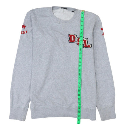 Mens UK Size L Diesel Grey Pullover Sweatshirt