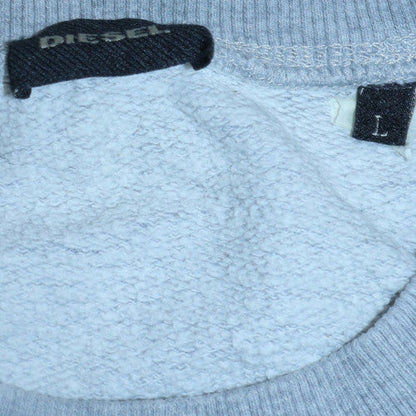 Mens UK Size L Diesel Grey Pullover Sweatshirt