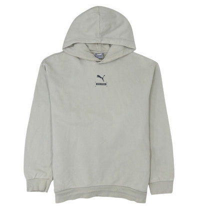 Mens UK Size L PUMA Beige Pullover Hoodie