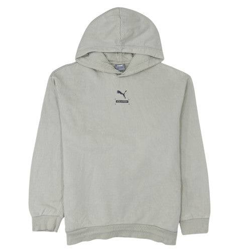Mens UK Size L PUMA Beige Pullover Hoodie