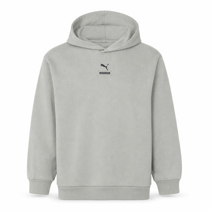 Mens UK Size L PUMA Beige Pullover Hoodie