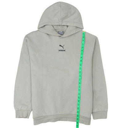 Mens UK Size L PUMA Beige Pullover Hoodie