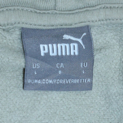 Mens UK Size L PUMA Beige Pullover Hoodie