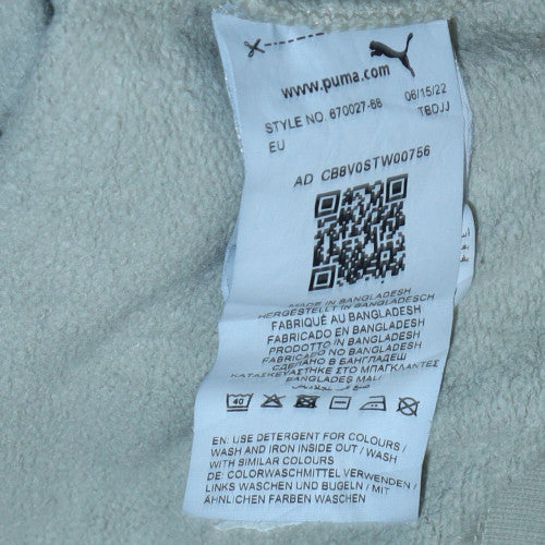 Mens UK Size L PUMA Beige Pullover Hoodie