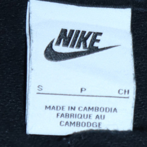 Womens UK Size S Nike Black Pullover Hoodie